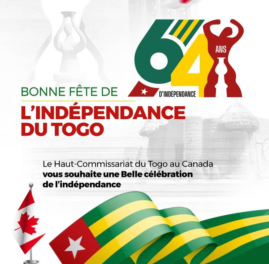 Les activités marquant les 64 ans d’indépendance du Togo